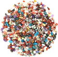 1.1lb Natural Mixed Crystal Chips Stones- Crushed Healing Crystal Gemstones for Witchcraft, Decorative Rocks for Aquarium Fish Tank, Vase Filler, DIY Crafts, Beautiful Package for Gift.