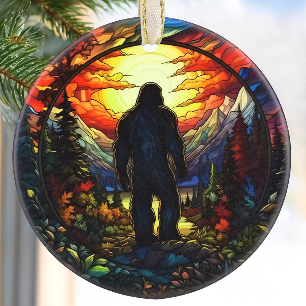 2025 Christmas Ornament - Round Ceramic Tree Decoration, Holiday Decor, Beautiful Gift Idea for Christmas 2025, Exchange, Gifts for Men