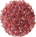 1.1lb Natural Crushed Red Strawberry Quartz Crystal Tumbled Chips-Healing Crystals Chips Bulk, Crushed Crystal Gemstones for Crafts, Beautiful Package for Gift(Red Strawberry Quartz)