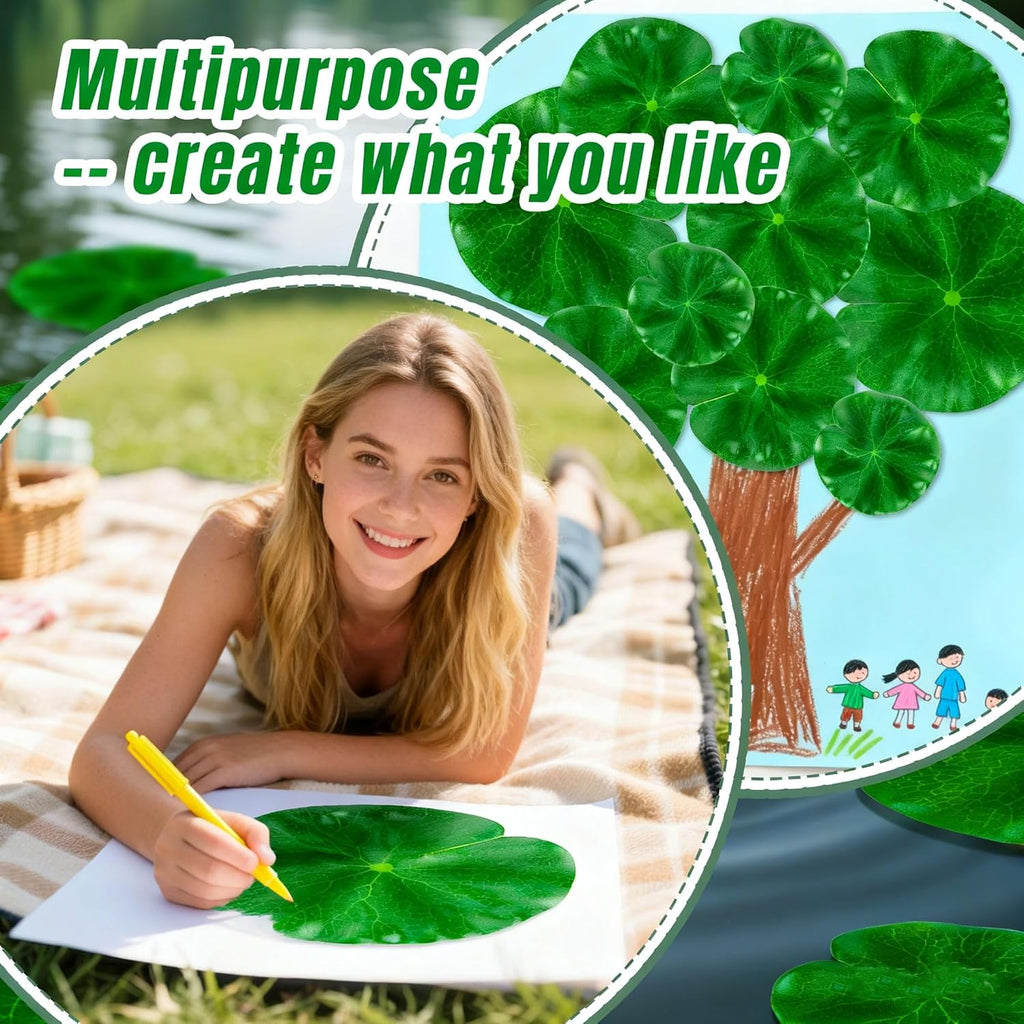 18PCS Lily Pads for Ponds Artificial Pond Plants Floating Flowers for Pool Aquarium Plants Lotus Flower for Fish Koi Pond Accessories for Outdoor Ponds Patio Pond Decorations 3Sizes