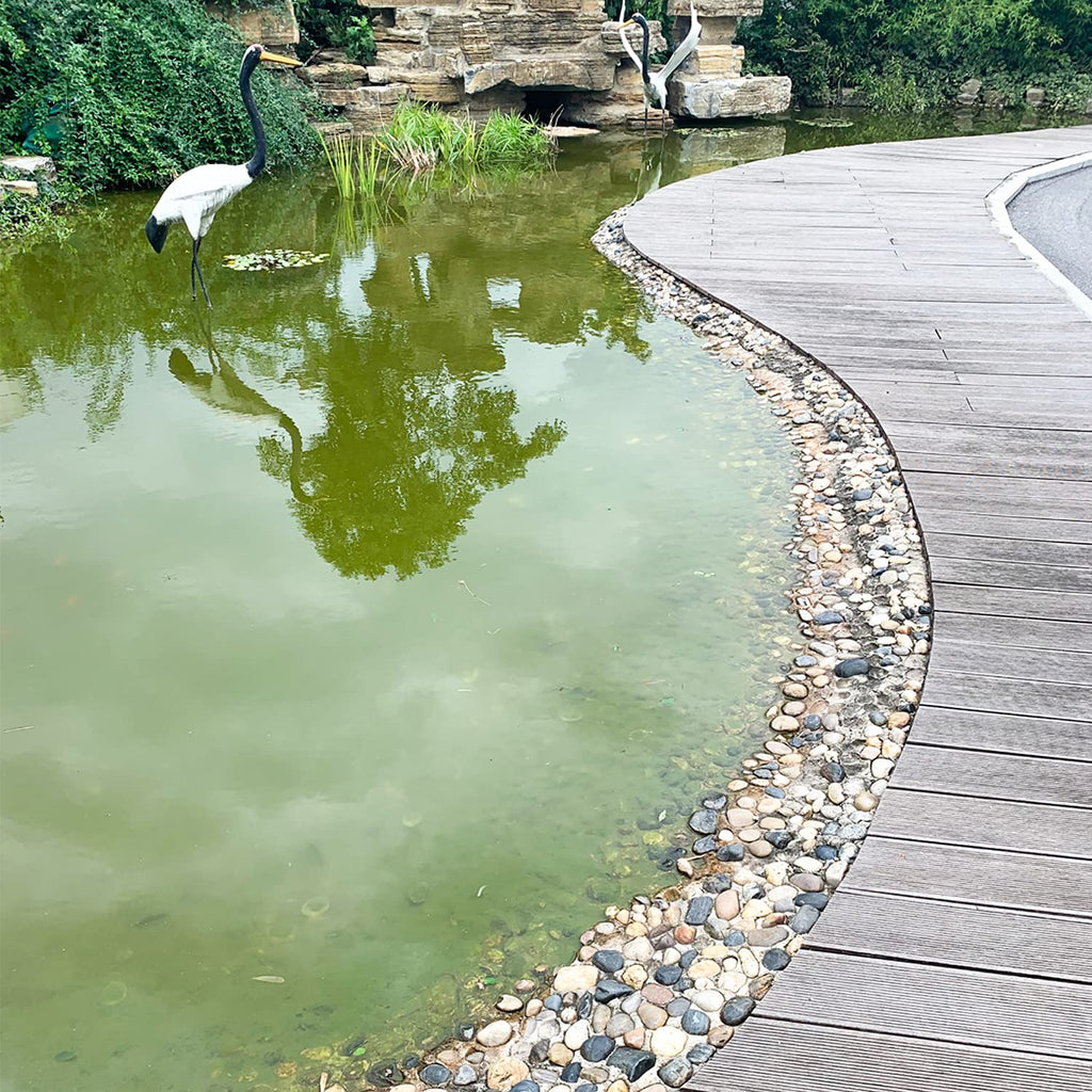 10 lbs Pebbles for Indoor Plants, 2-3 inch Large River Rocks Decorative Stones for Garden, Aquarium, Vase Fillers, Outdoor Landscaping and Backyard