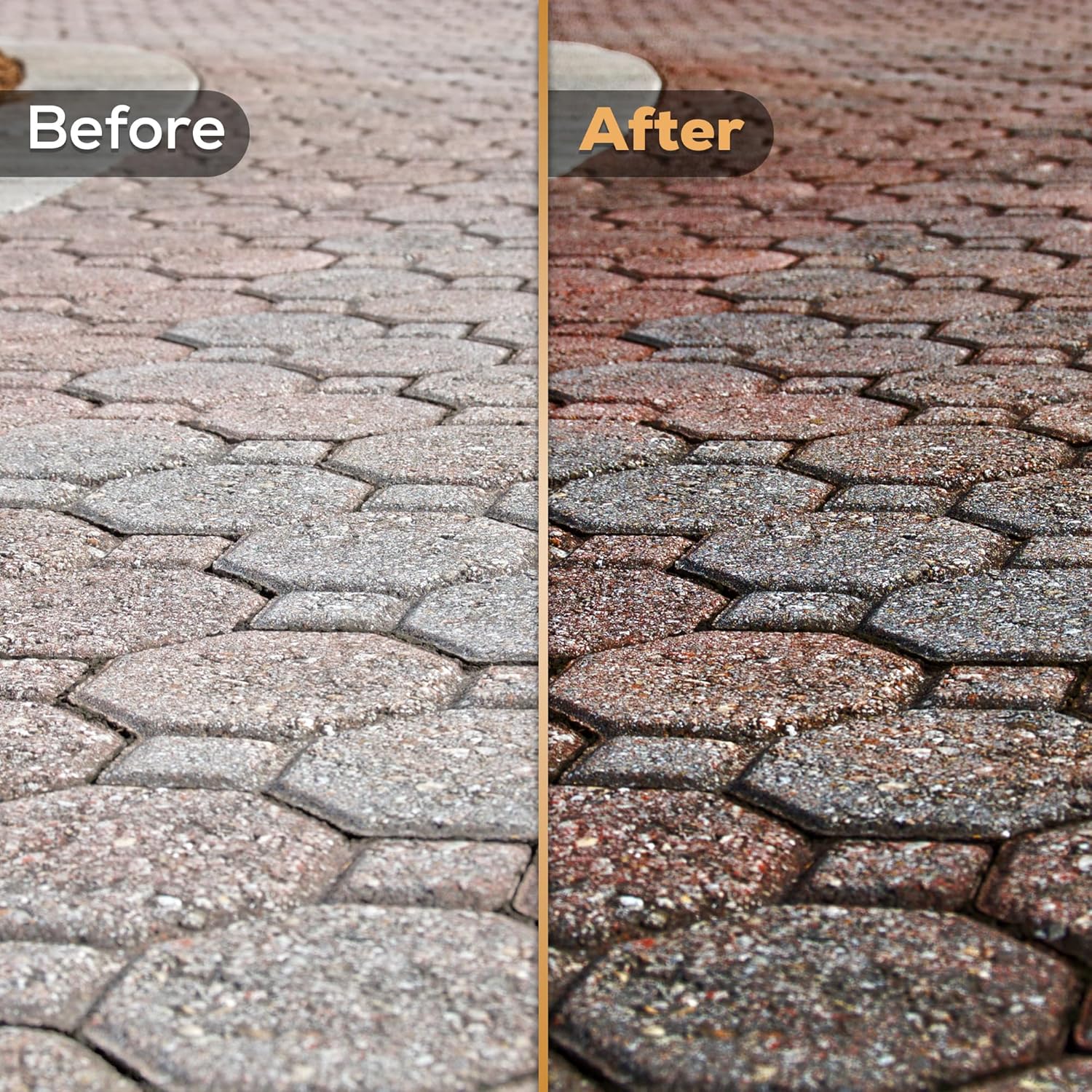 1 Gal. DOMINATOR SG+ Clear Acrylic Sealer | High Gloss Concrete Paver Sealer | Wet Look, Color Enhancing | Professional Grade | Decorative Concrete | Fast Dry | Driveway, Patio and Walkways